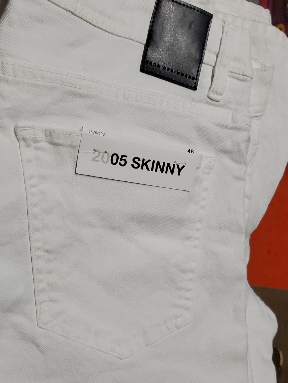 Zara Men 2005 Skinny Jeans in White